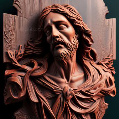 3D model st jesus (STL)